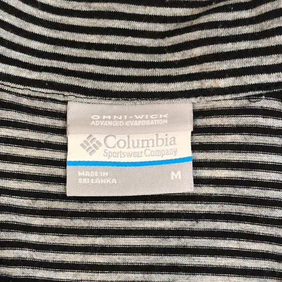 EUC Columbia Black & Gray Pullover Size Medium - Picture 2 of 5